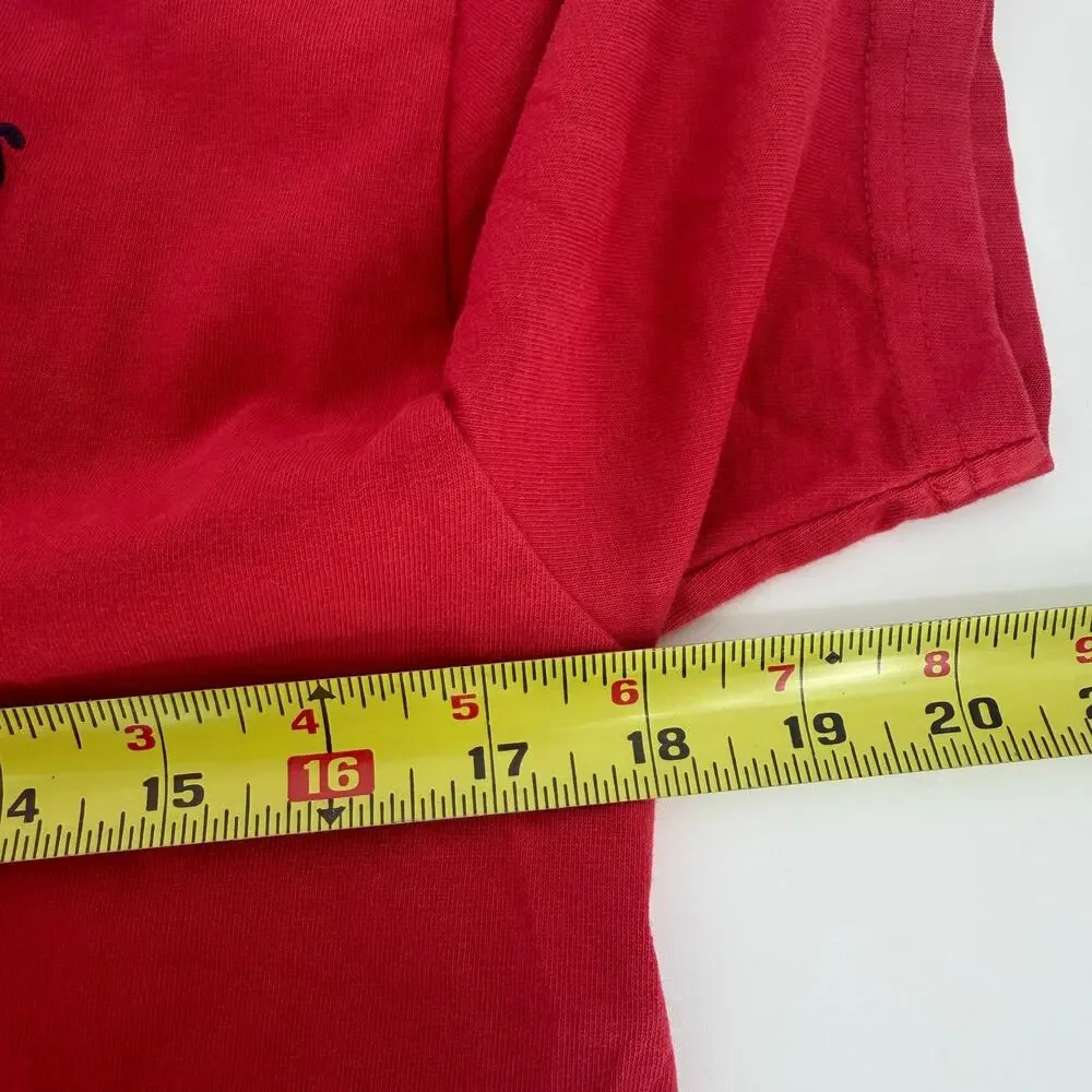 Ralph Lauren Boy T-shirt Big Pony‎ Logo Red Size L 14-16 Years Cotton